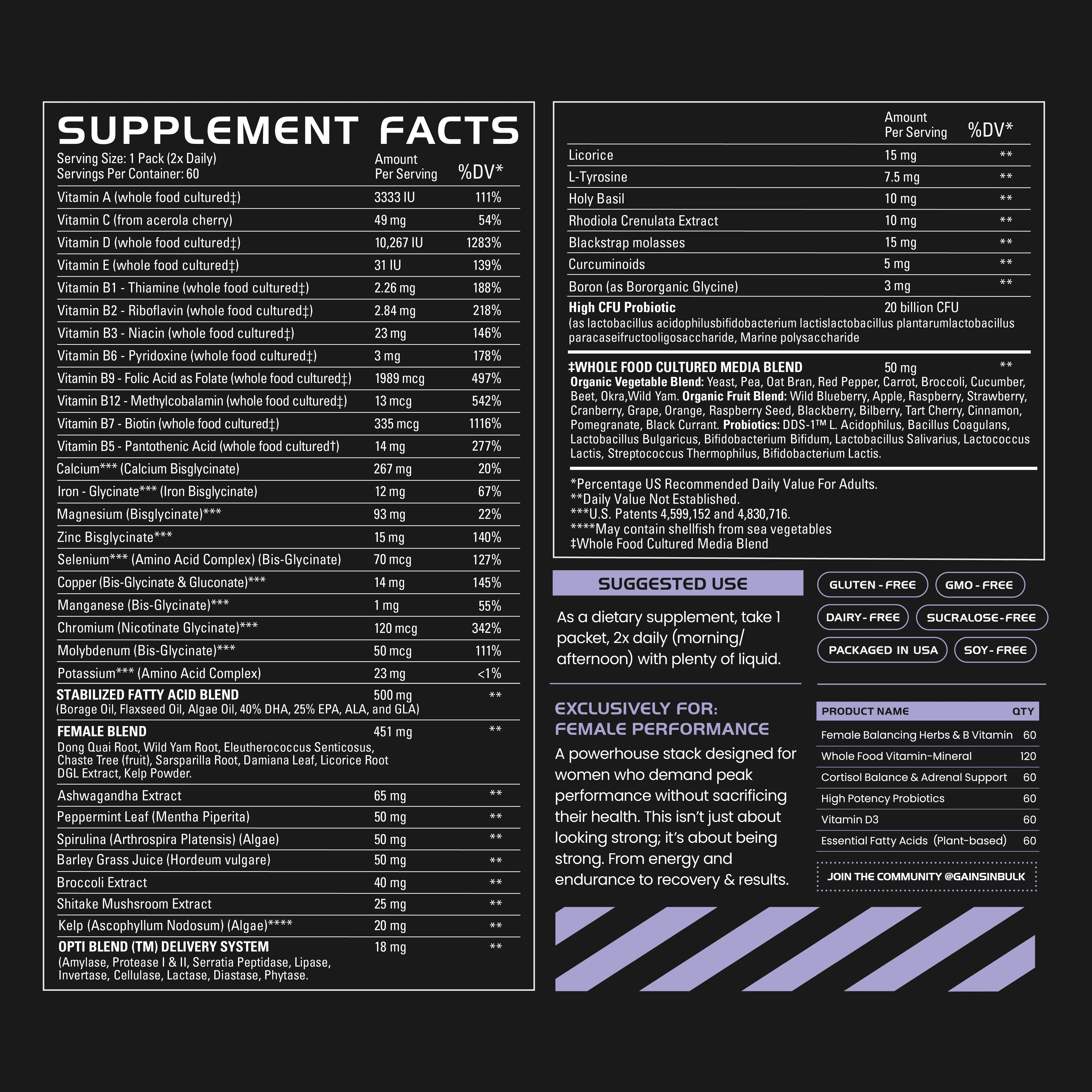 Female Performance Pack - Image 4