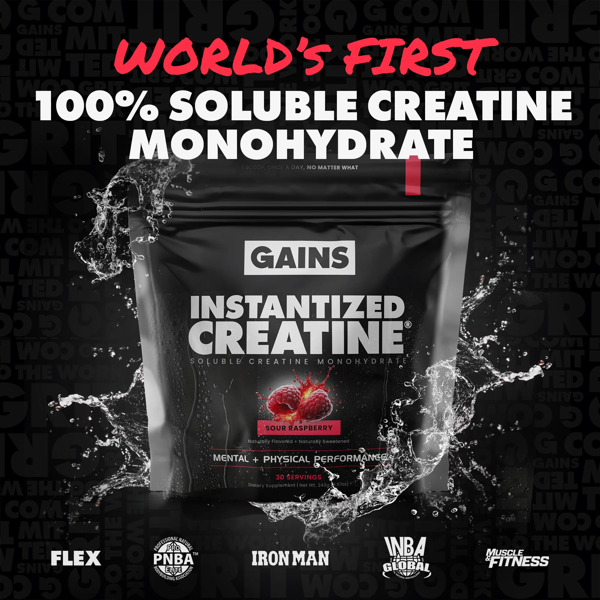 Instantized Creatine - Sour Raspberry - Image 3