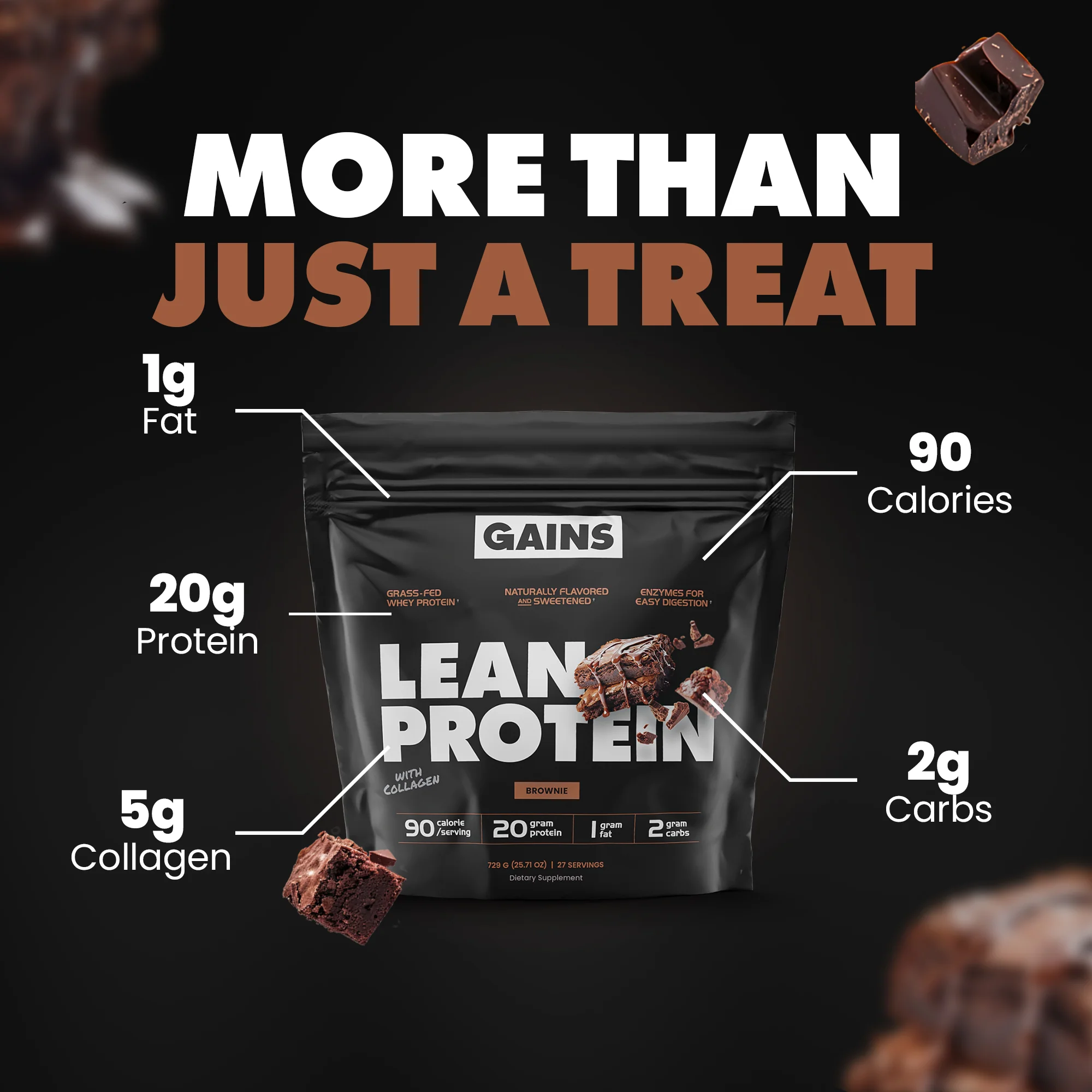Lean Protein | Brownie - Image 3